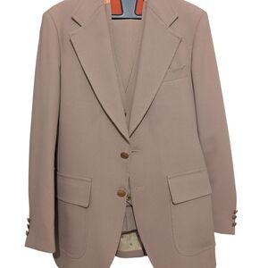 MINT Vintage 70s Sears 3pc Suit 38L 32x31 The Classic Collection Retro Disco